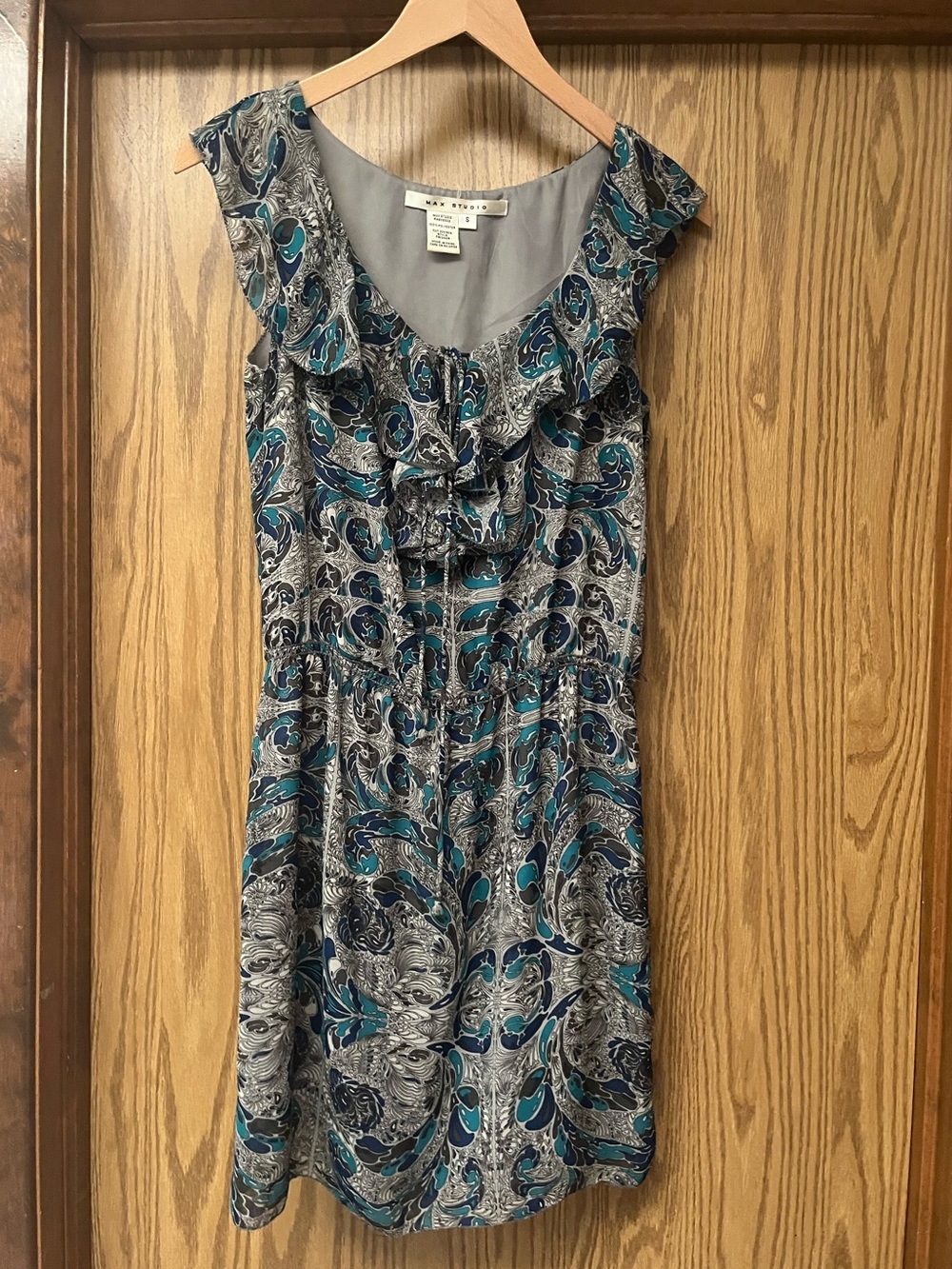 Max Studio Ruffle-Bust Mini Dress Size Small